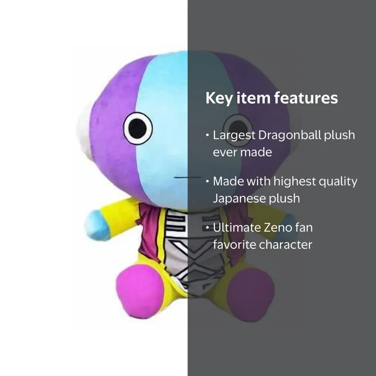 Dragon Ball Super Super Zeno Mega Plush - Walmart.com