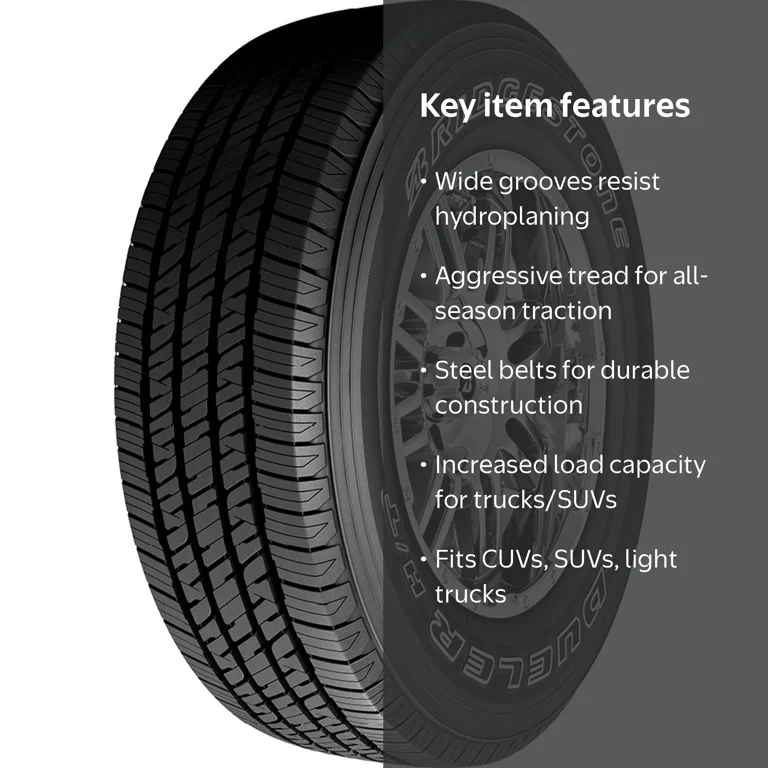 Bridgestone, Light Truck Tire, 255/70R18 113T, All Season