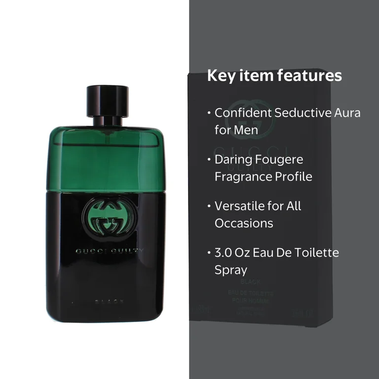 Gucci Guilty Essence Pour Homme Eau De Toilette, Cologne for Men