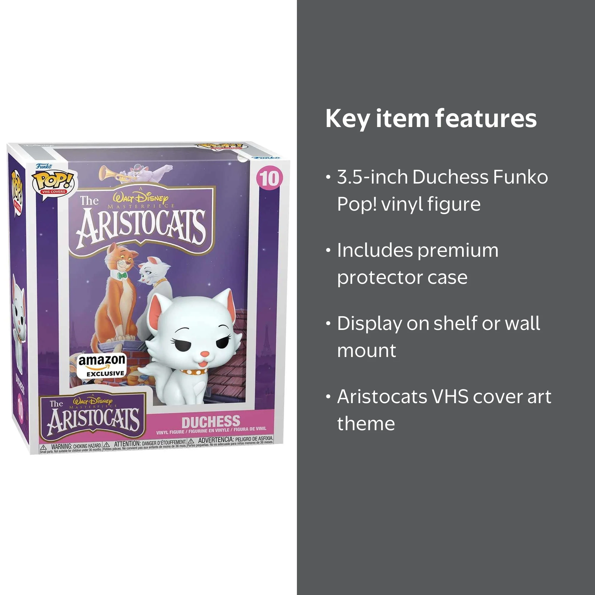 Funko POP! Dvd Cover VHS Disney The Aristocats Duchess Vinyl