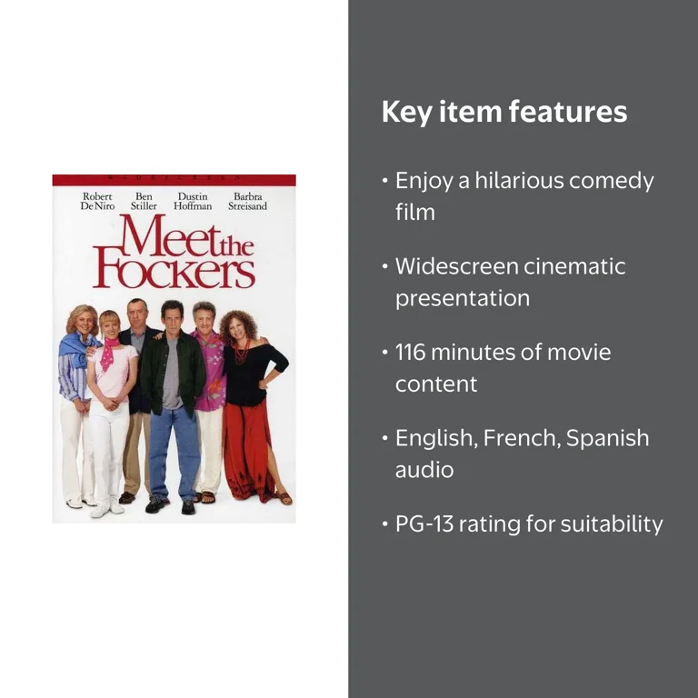 Universal Studios, Meet the Fockers DVD, Comedy, PG-13, Ben