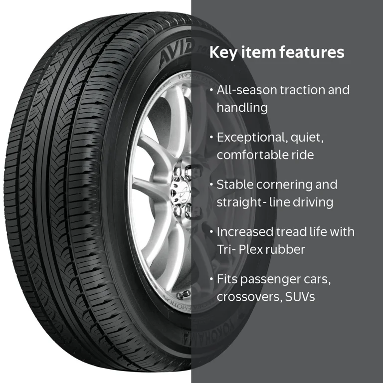 Yokohama Avid Touring-S Winter Snow P195/65R15 89S All Season Yokohama Avid Touring-S Winter Snow P195/65R15 89S All Season