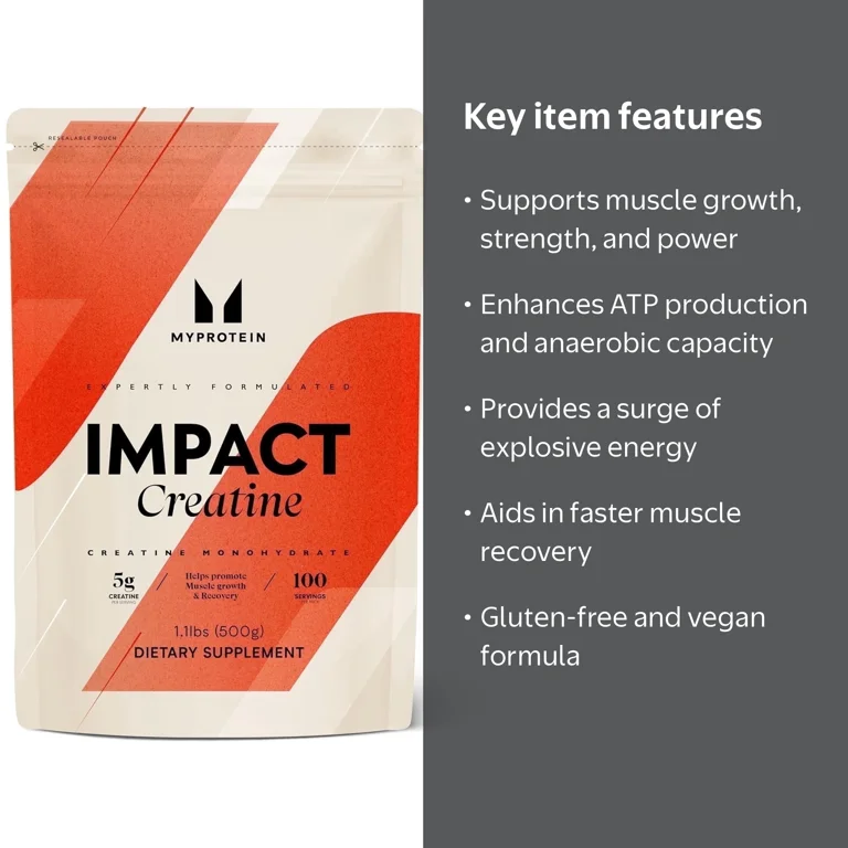 Myprotein Creatine Monohydrate Powder, 100 Servings - Walmart.com