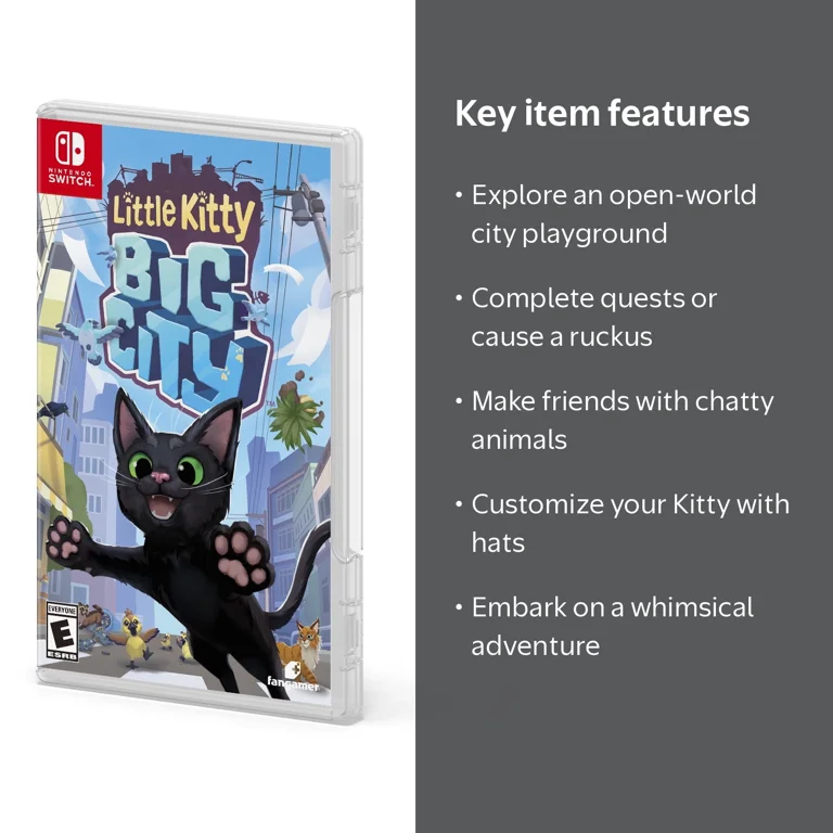 Little Kitty, Big City, Nintendo Switch - Walmart.com