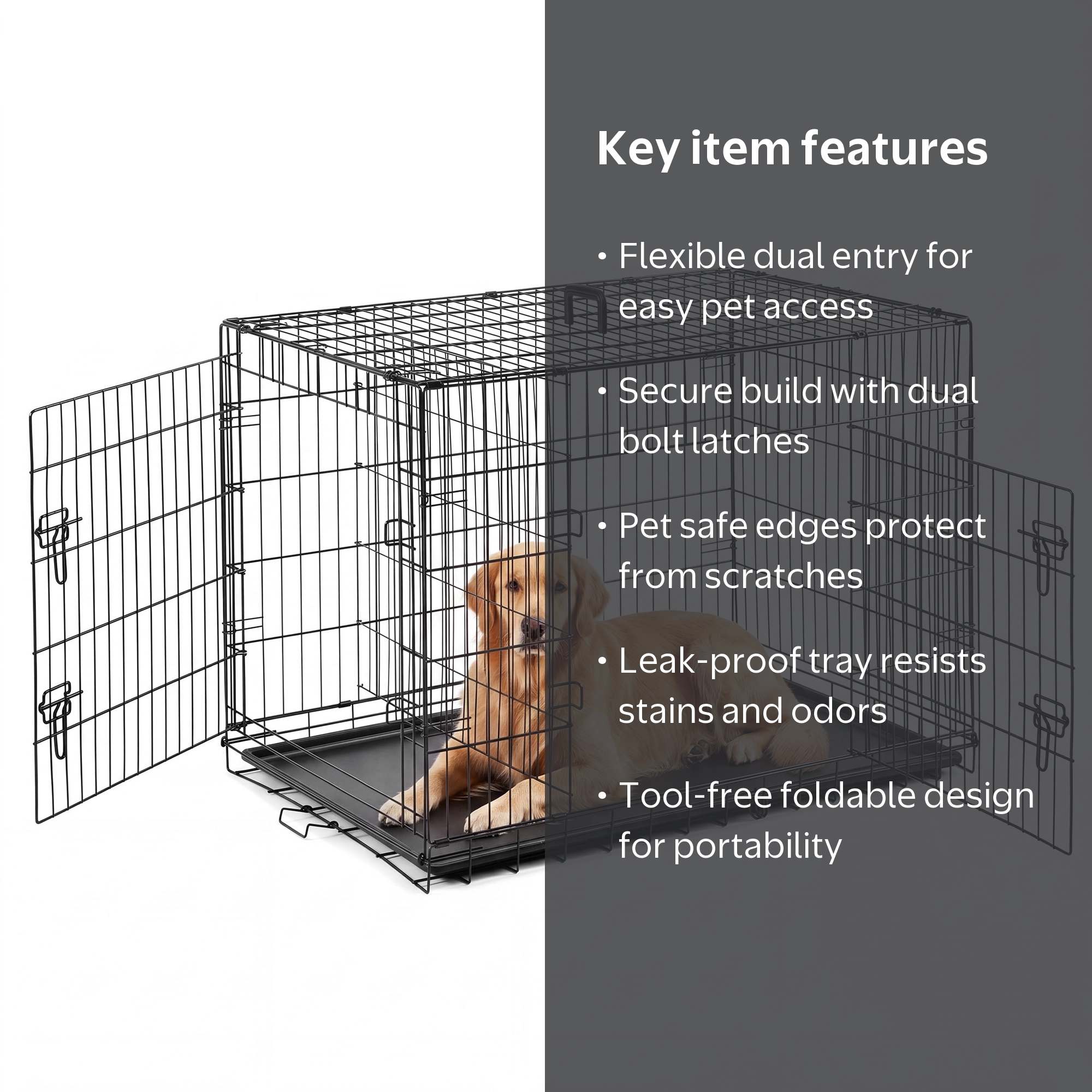 edx, Large Dog Crate, 42