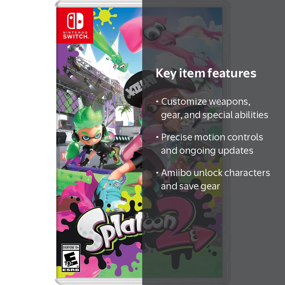 Nintendo, Splatoon 2 for Nintendo Switch with Fresh Content, White