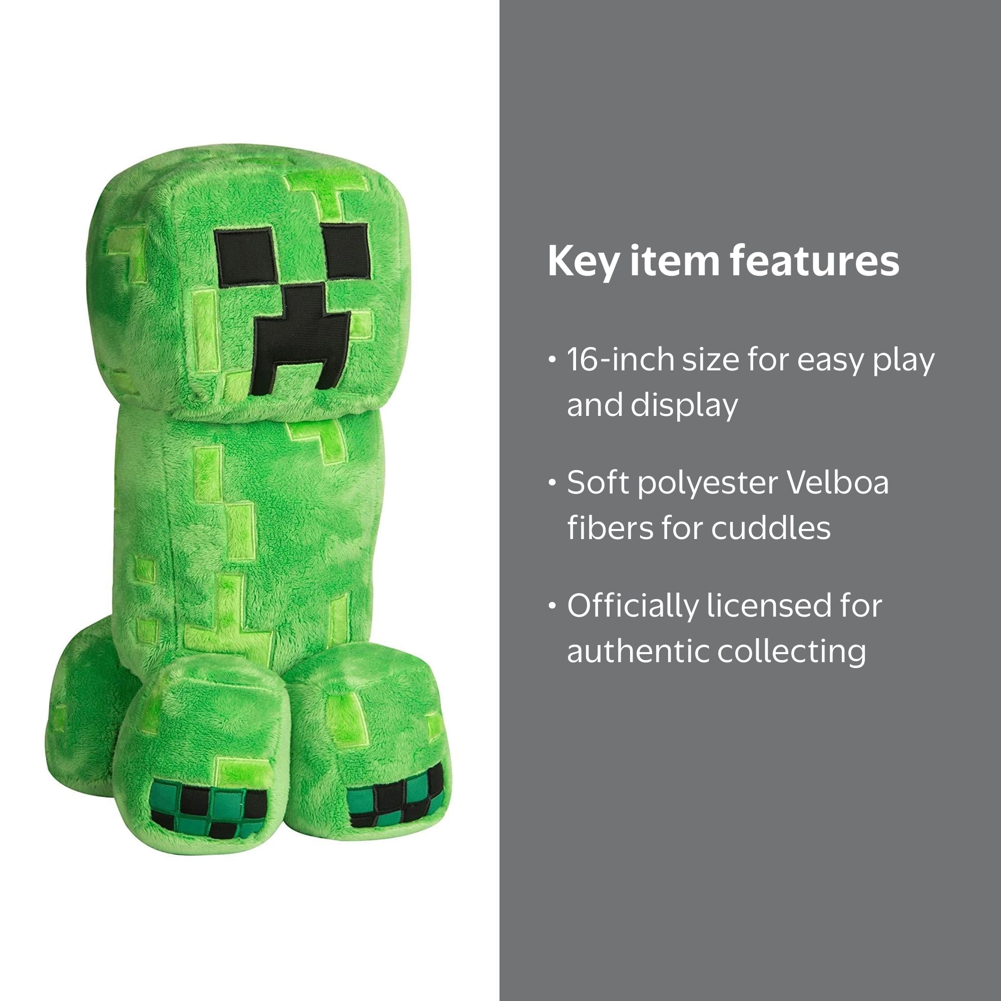 Minecraft Creeper ぬいぐるみ 約30cm Amazon.com: Mattel Minecraft Plush Toy, Creeper Soft Doll Inspired