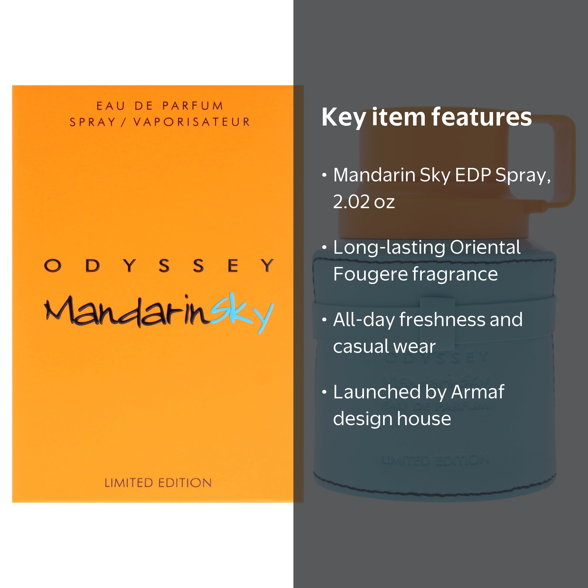 Armaf Odyssey - Mandarin Sky Limited Edition, 2.02 oz EDP Spray
