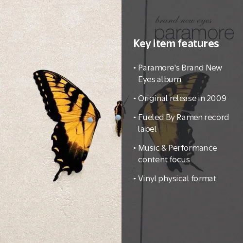 Paramore - Brand New Eyes Vinyl - 2009 Release, Music