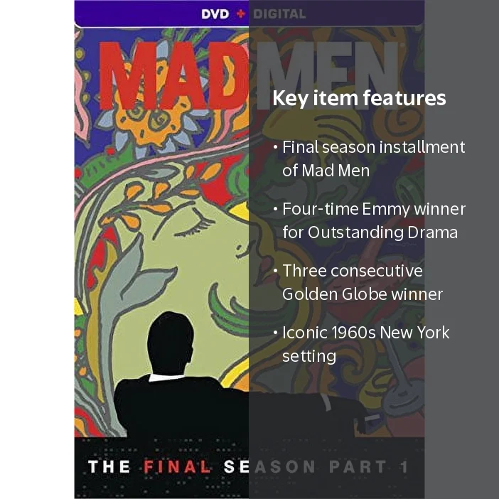 2607-0606 DVD マッドメン シーズン7 THE FINAL 全7巻 Mad Men: The Final Season Part 1, Lionsgate Home Entertainment
