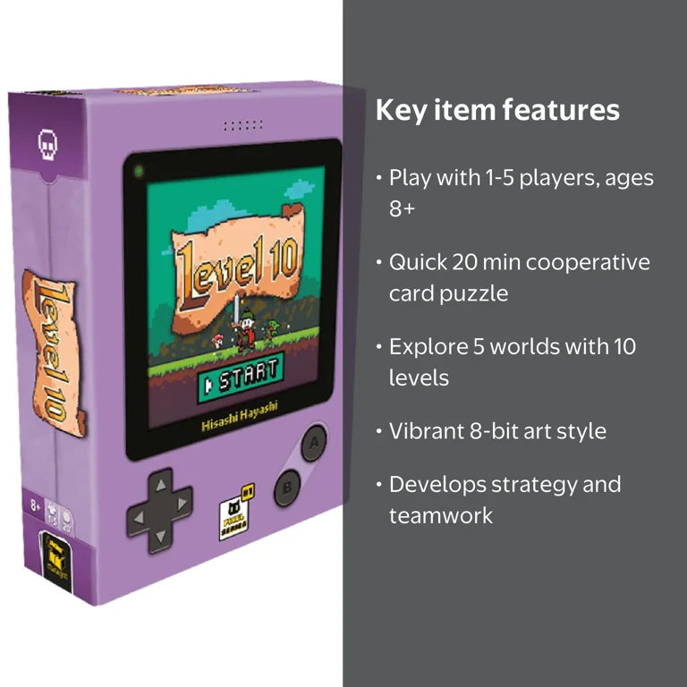 Level 10 Cooperative Card Game for Kids, Features Izzy Adventure