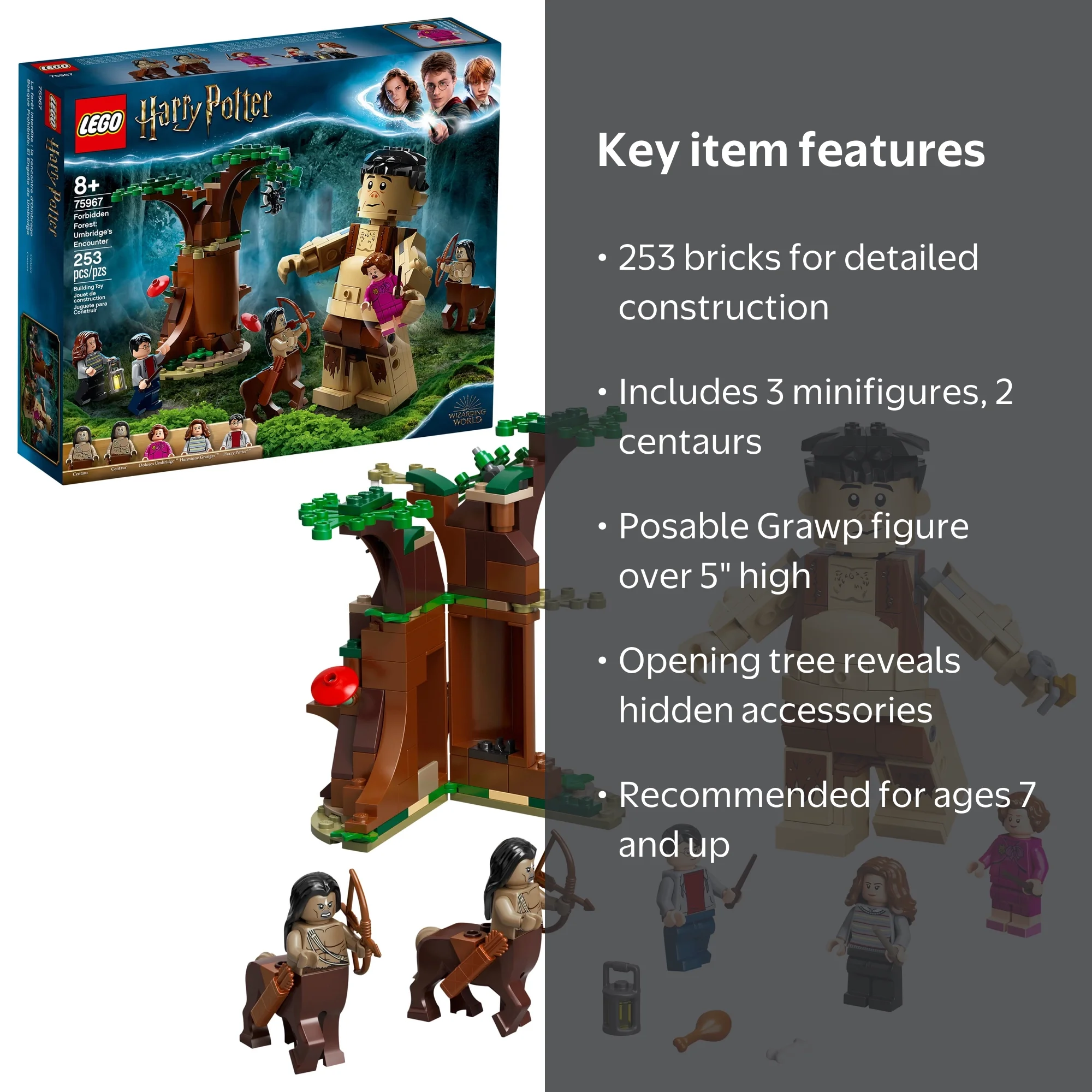 LEGO, Harry Potter Forbidden Forest, 75967, 253 Pieces - Walmart.com