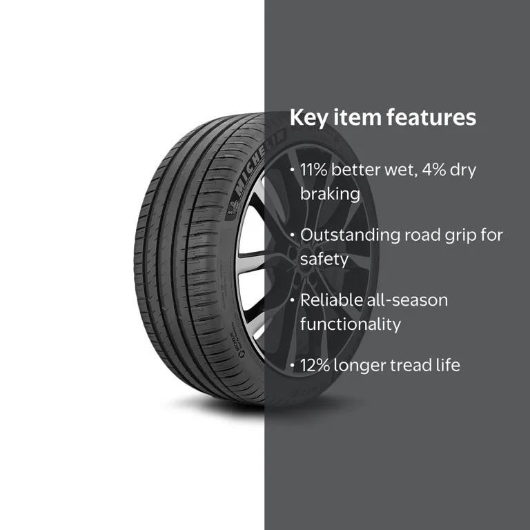 Michelin Pilot Sport 4 SUV All-Season Tire, 235/60R18/XL 107W