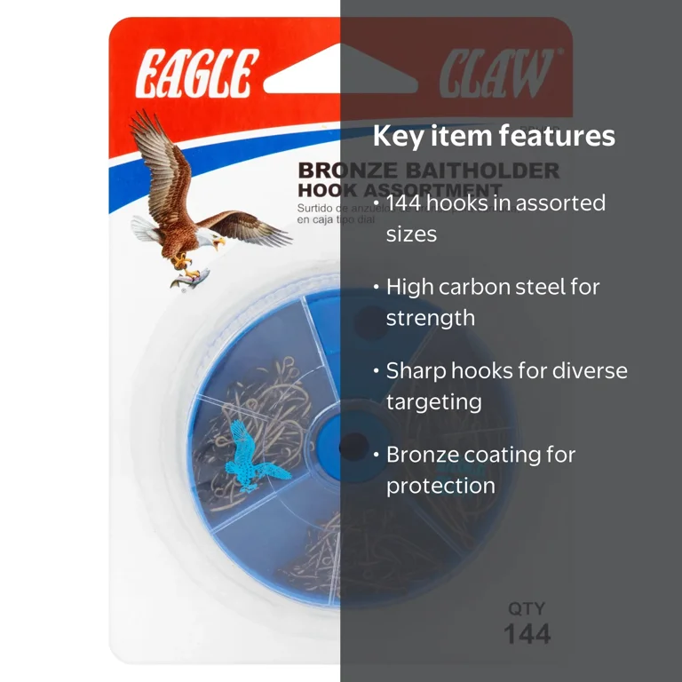 eagle claw fly fishing hooks Nickel Offset Kahle Hook 67 Piece are perfect of re Eagle Claw Bronze Baitholder Hook