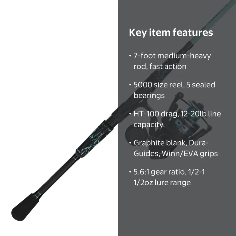 PENN 7' Pursuit IV LE Medium Heavy Action Right Handed Saltwater