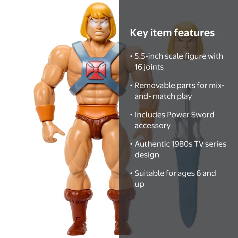 Masters of the Universe Origins Faker 5.5-inch Action Figure Toy