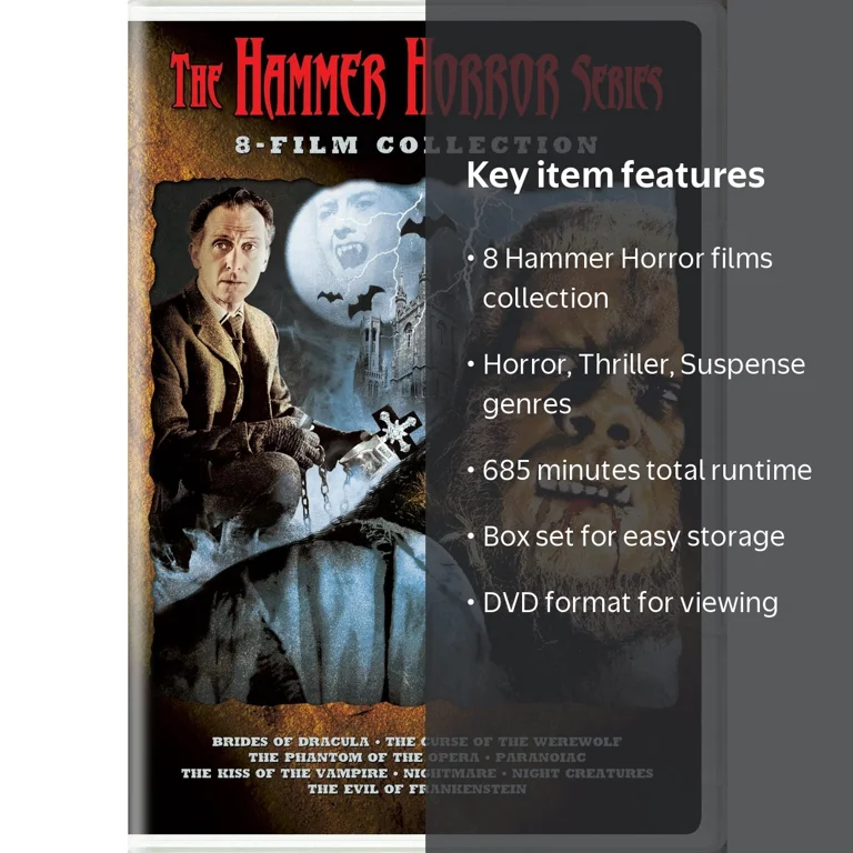 Universal Studios The Hammer Horror Series 8-Film Collection DVD