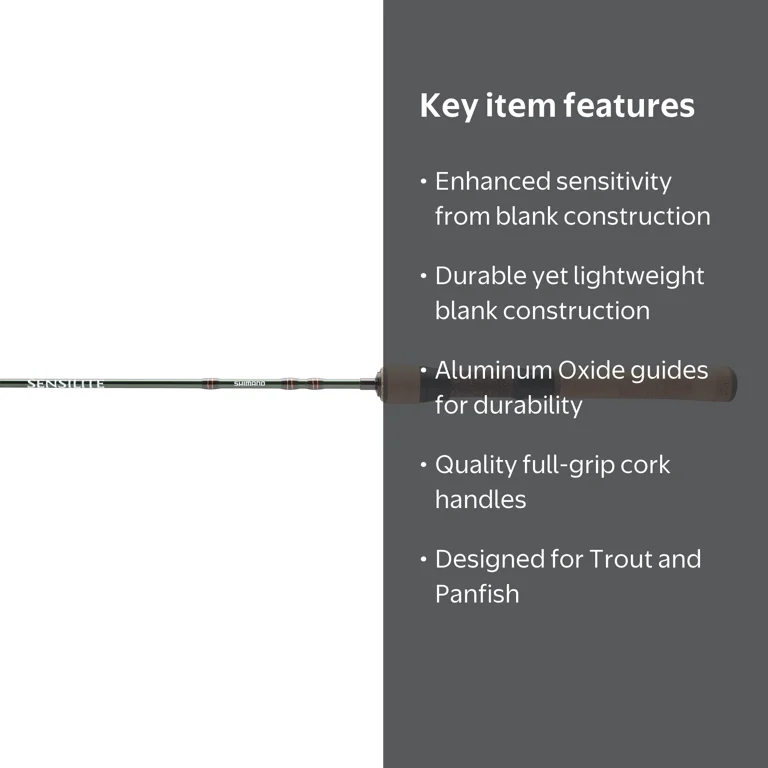 Shimano, Fishing Rod, SENS56ULA, Ultralight Sensitivity - Walmart.com