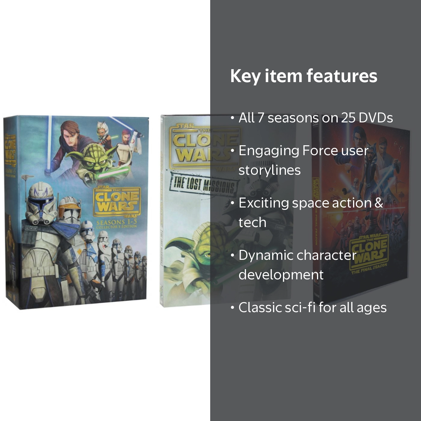 Warner Bros Star Wars: The Clone Wars Collection, Complete