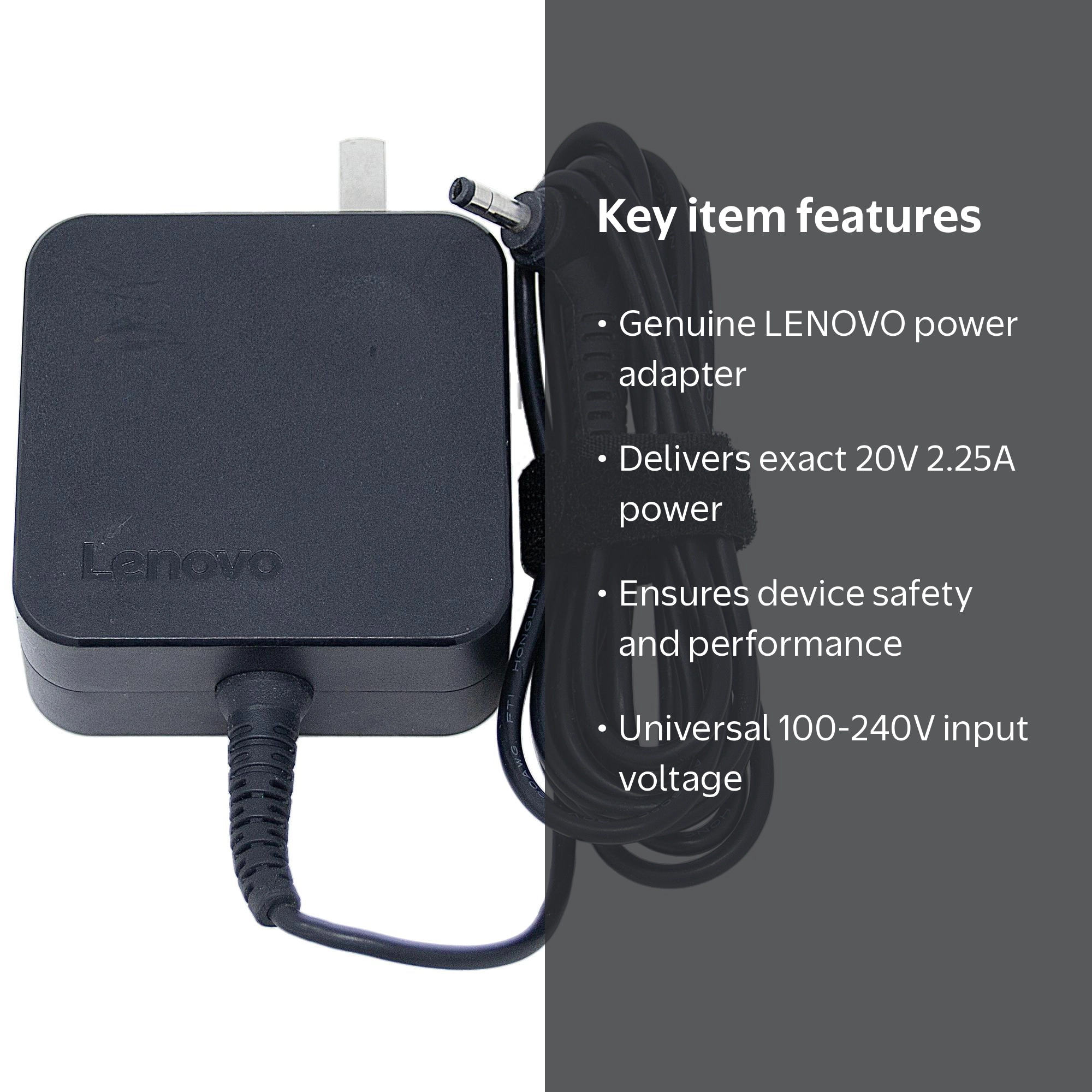 LENOVO IdeaPad S145-15AST 81N3 20V 2.25A Genuine Original Power