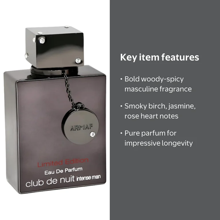 Armaf Club De Nuit Intense Limited Edition Parfum Spray, 3.6 oz