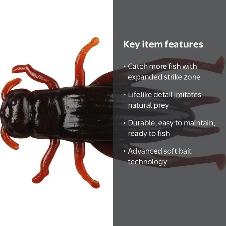 Berkley Gulp! Cricket Soft Bait, Lifelike Detail, Extreme Scent