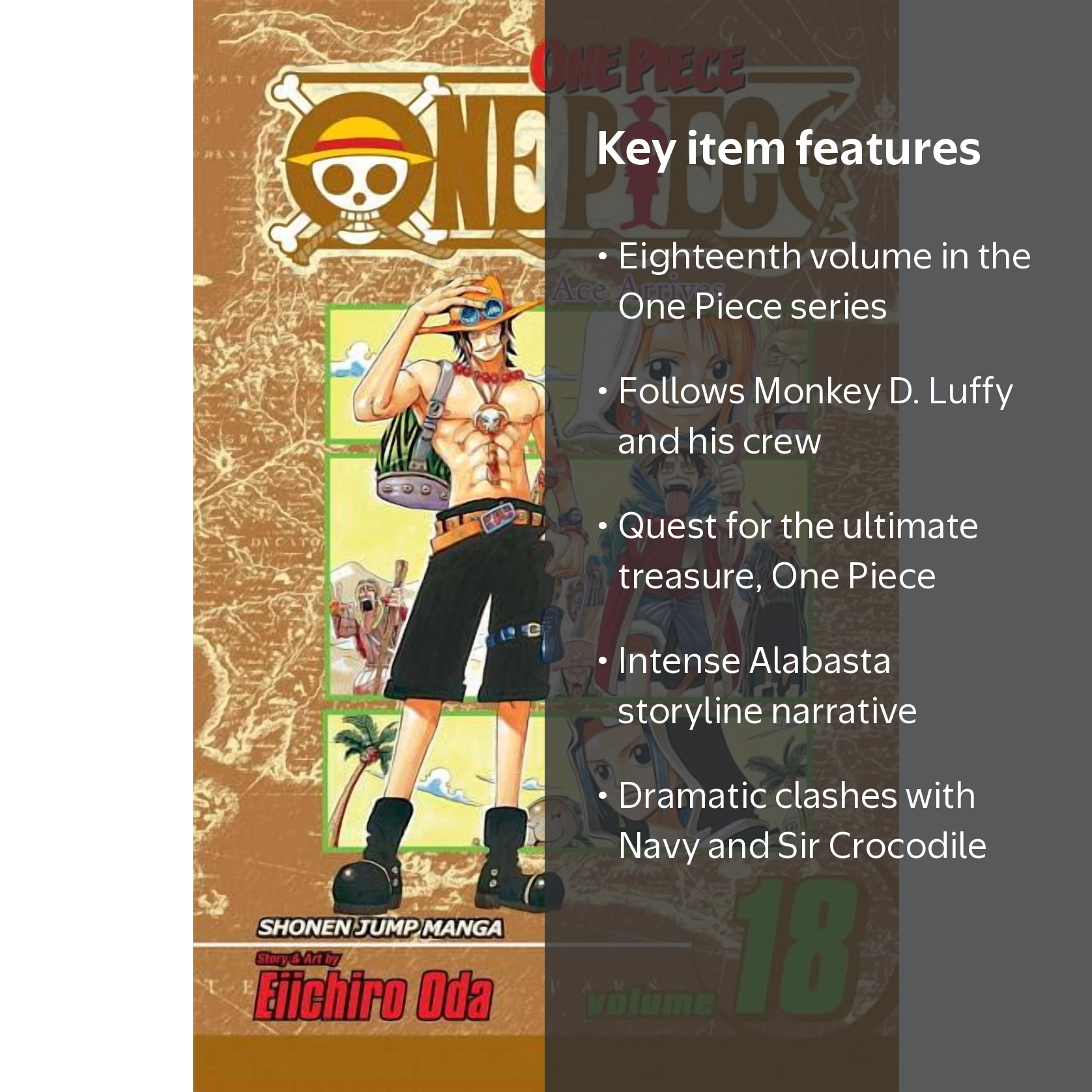 One Piece One Piece, Vol. 18, Book 18, (Paperback) - Walmart.com