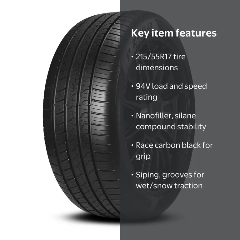 Pirelli, Passenger Tire, All Season, 215/55R17 94V - Walmart.com