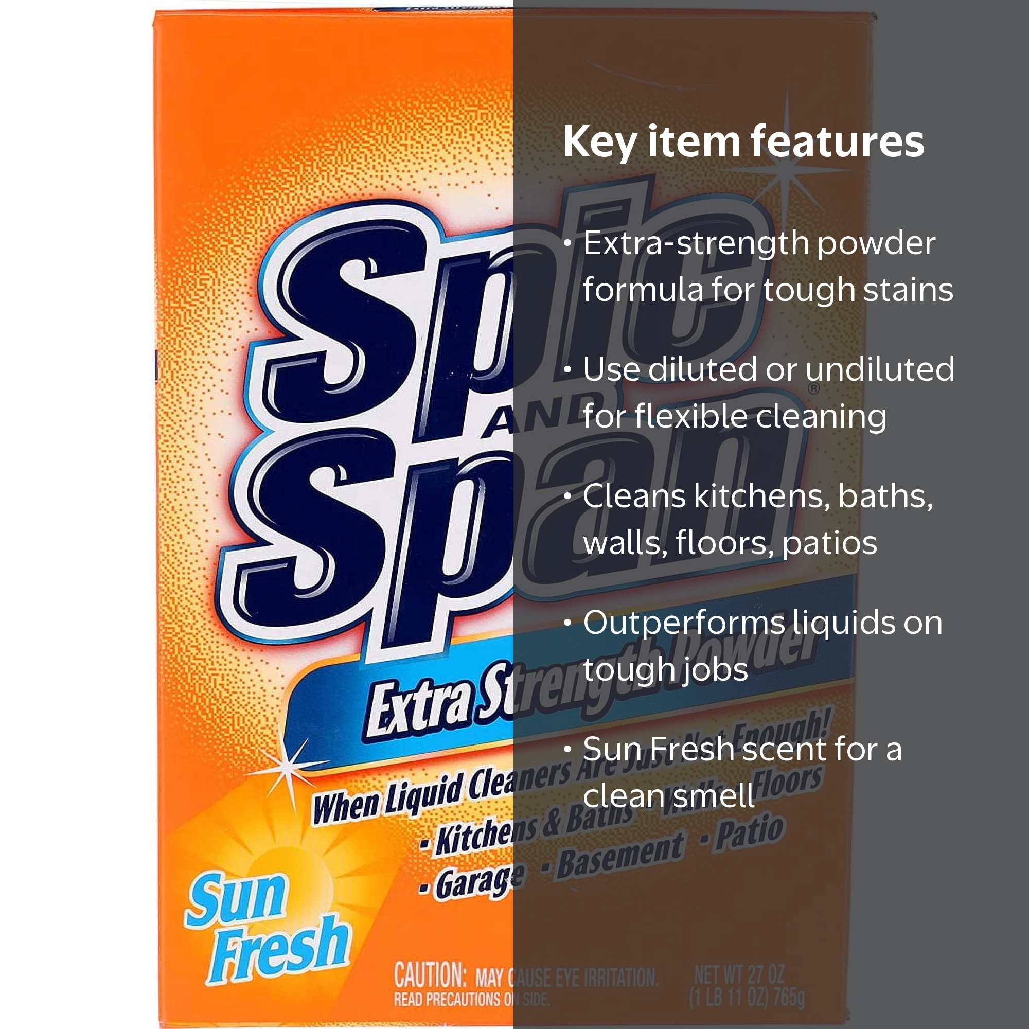 Spic & Span Extra-Strength Powder Cleaner 27 oz Deep Cleaning