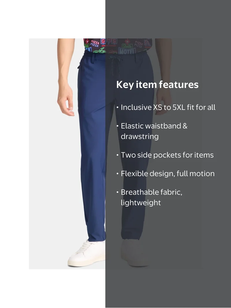 Birdie Bound Men's & Big Men's Pull on Golf Jogger Pant, Sizes XS