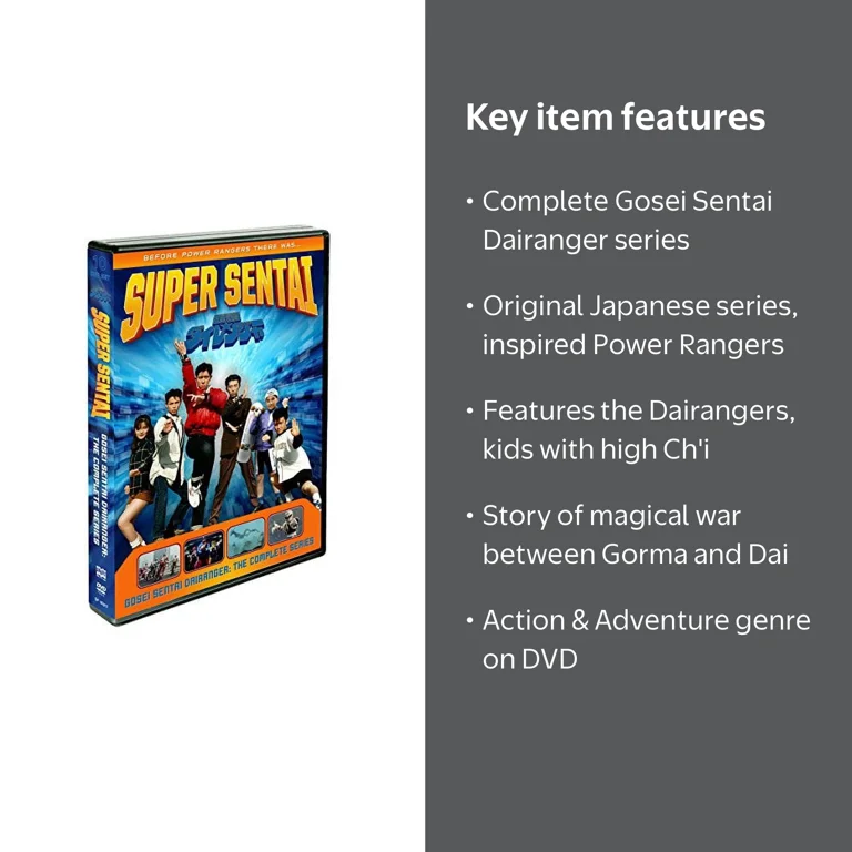 Super Sentai: Gosei Sentai Dairanger: The Complete Series (DVD