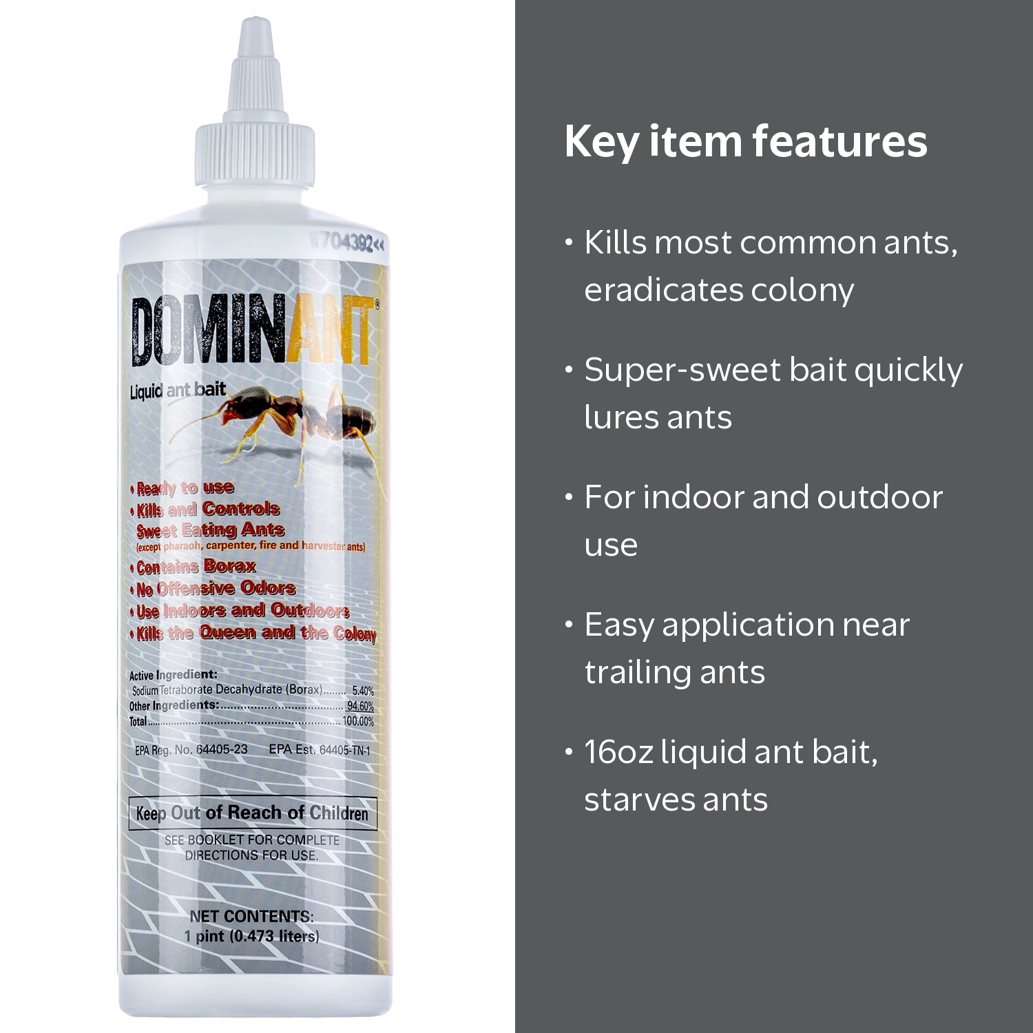 Dominant Liquid Ant Bait 16oz - Walmart.com