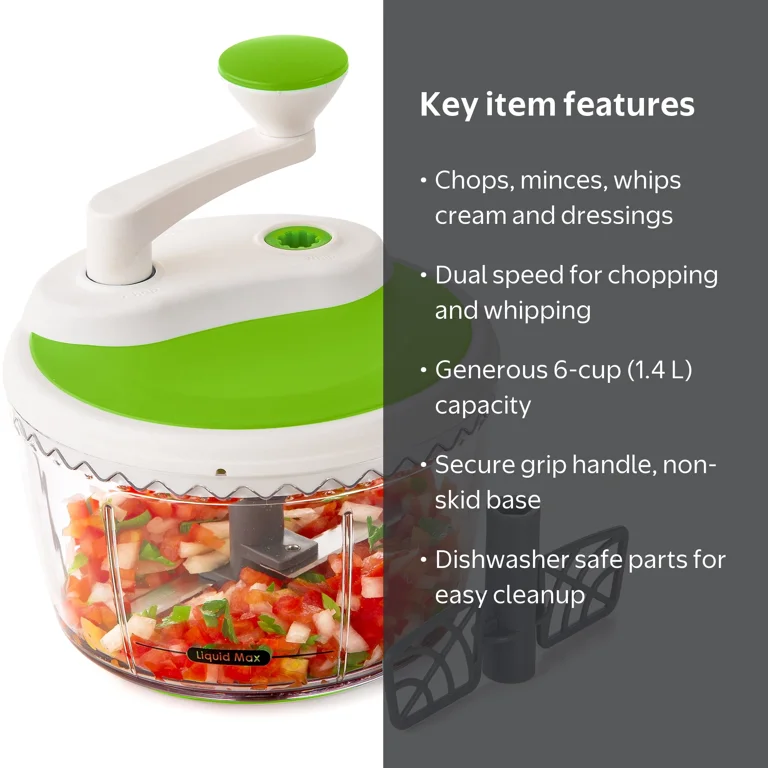 Free Shipping! PrepSolutions Express Chop and Whip Two-Speed Food