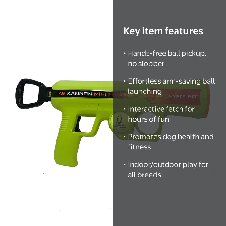 Hyper Pet K9 Kannon K2 Dog Toy Mini Tennis Ball Launcher