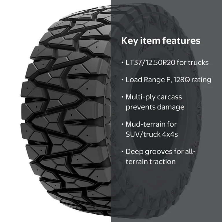 Gripmax MaxGrip M/T Mud Terrain LT37/12.50R20 128Q F Light Truck