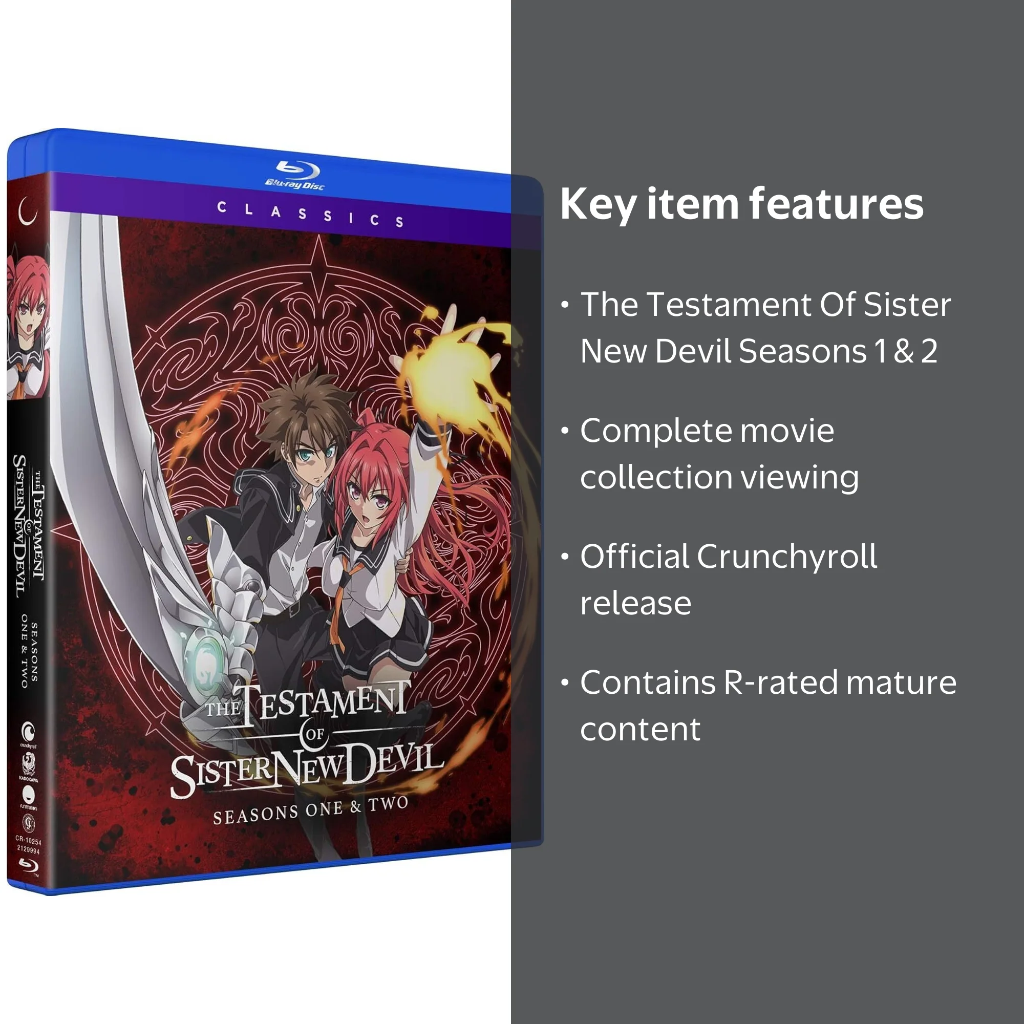 Crunchyroll, The Testament Of Sister New Devil, Seasons One And