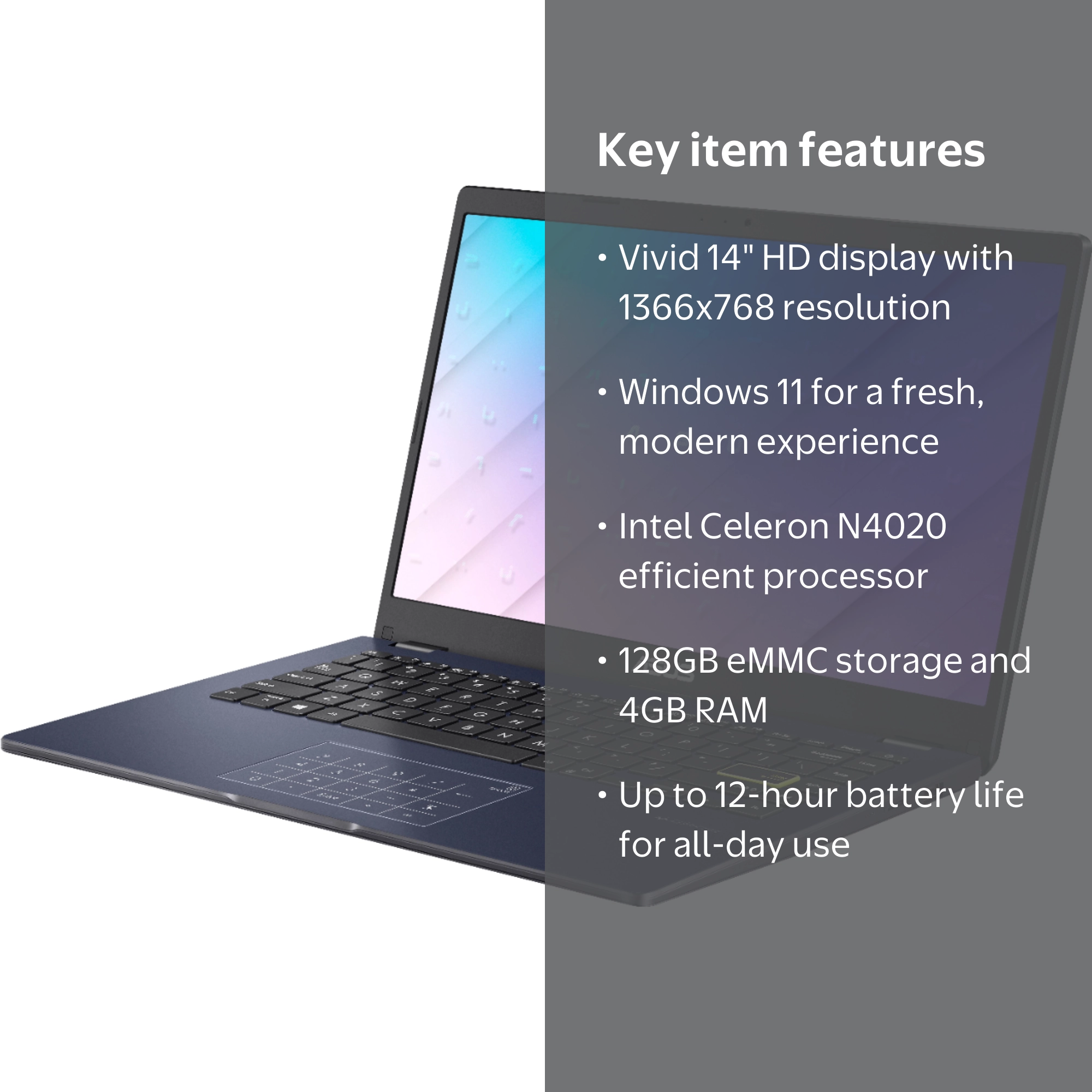 ASUSノート11.6型/Win11/CeleronN4500/128G/4G ASUS 11.6