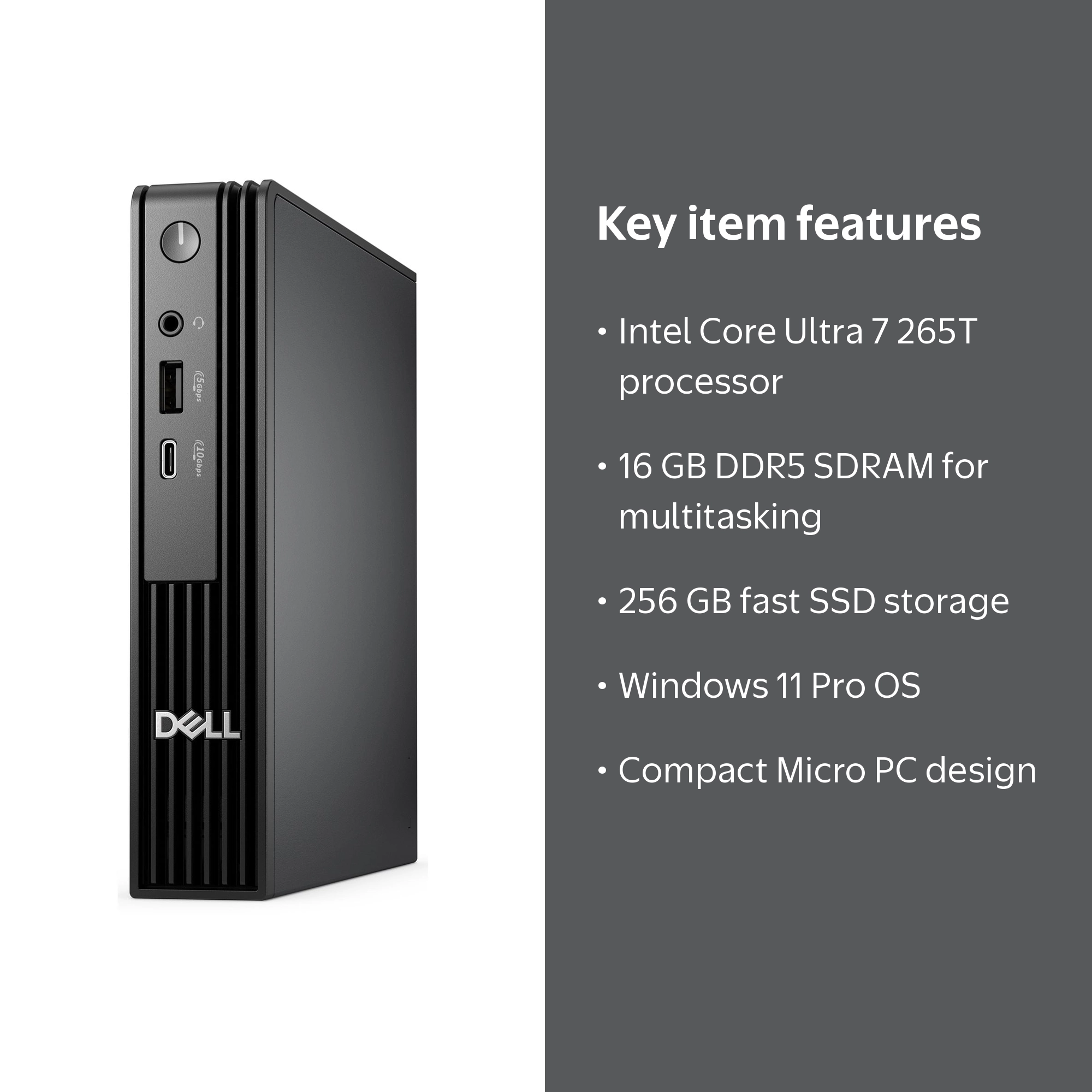 Ultra7 265T搭載 Dell Pro Micro QCM1250 k2-_dcde3052-f56f-4a7c-882a-