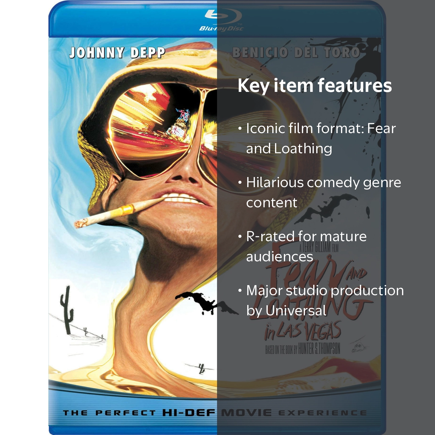 Universal Studios, Fear and Loathing in Las Vegas Blu-ray, Comedy