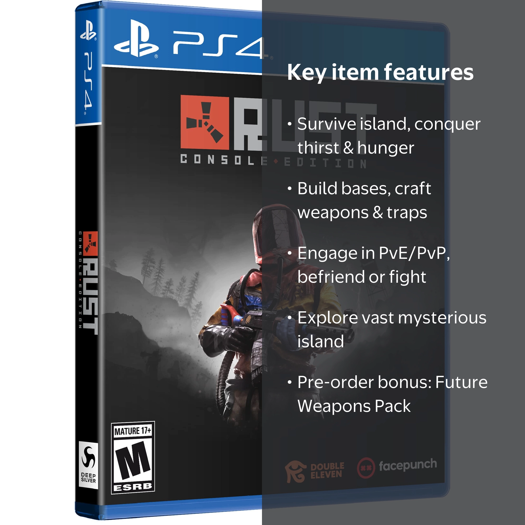 Koch Media Rust Game for PS4, Physical Edition, 816819017661 Koch Media Rust Game for PS4, Physical Edition, 816819017661