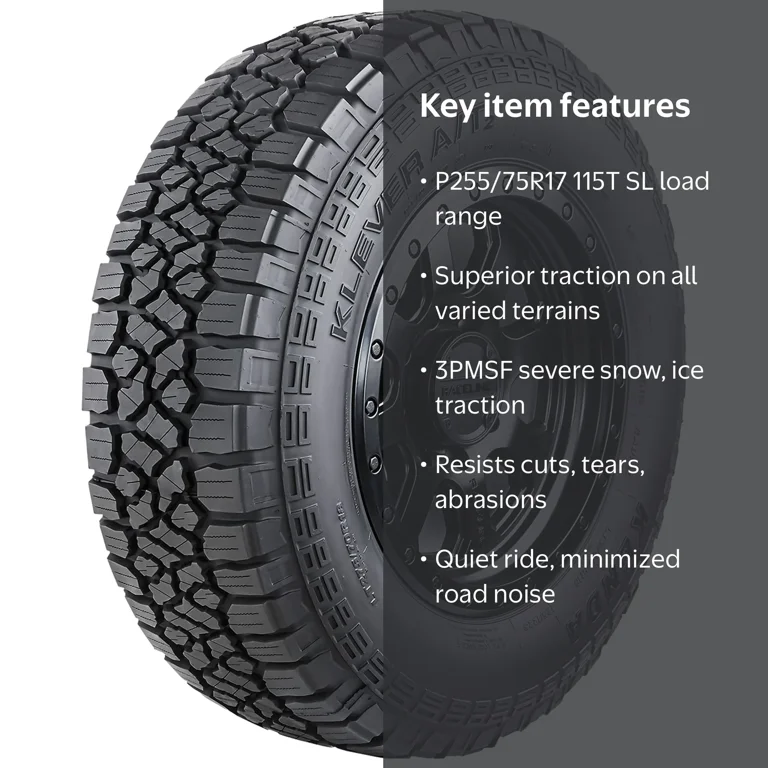 Kenda Klever A/T2 KR628 All Terrain P255/75R17 115T Light Truck