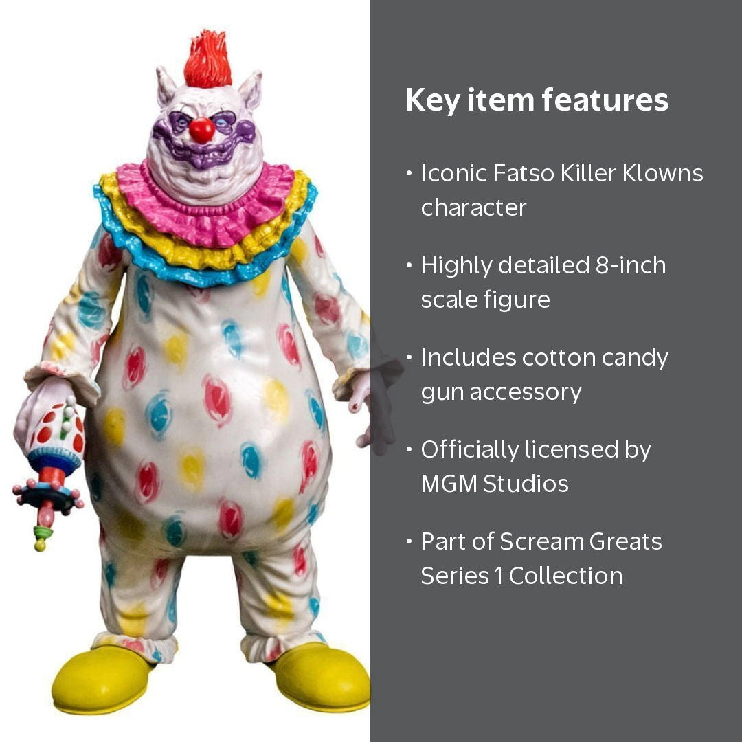 Trick or Treat Studios Scream Greats Killer Klowns Fatso 8-Inch