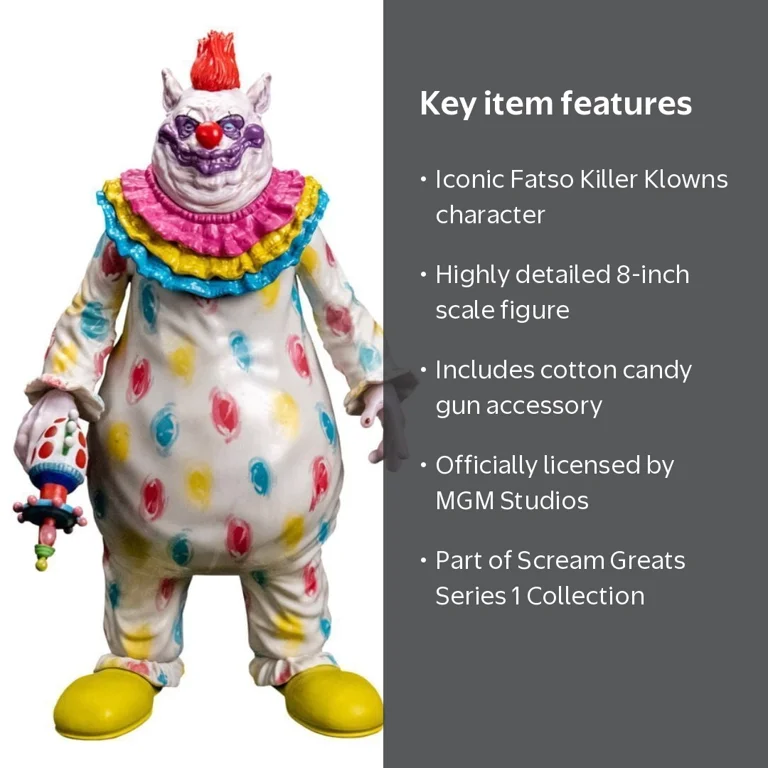 Trick or Treat Studios Scream Greats Killer Klowns Fatso 8-Inch