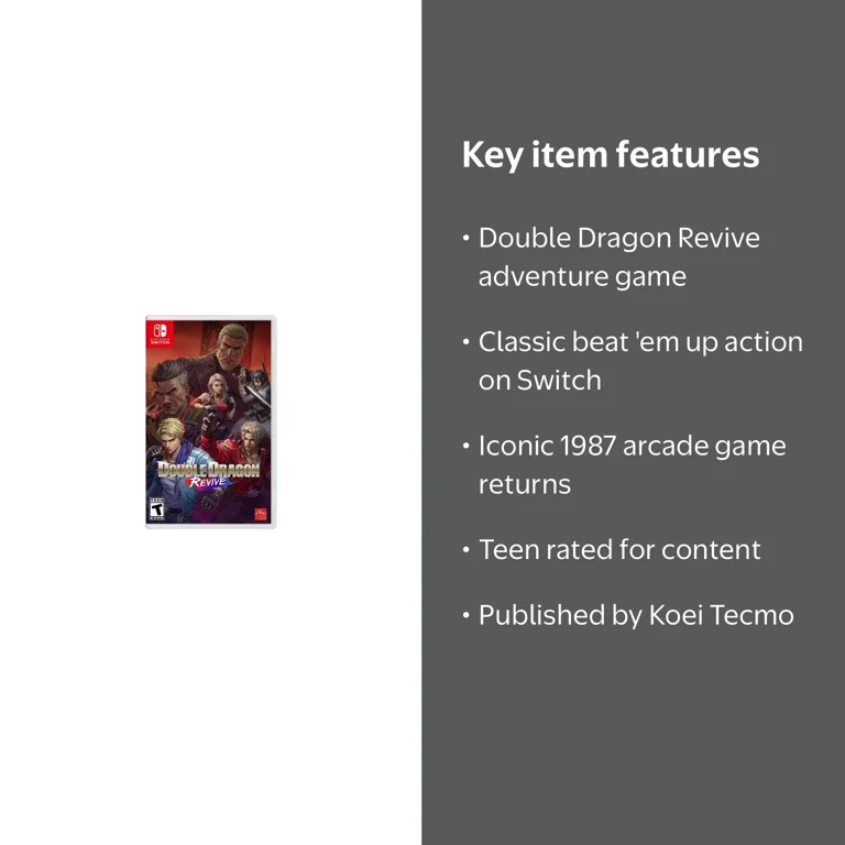 Double Dragon Revive for Nintendo Switch - Walmart.com
