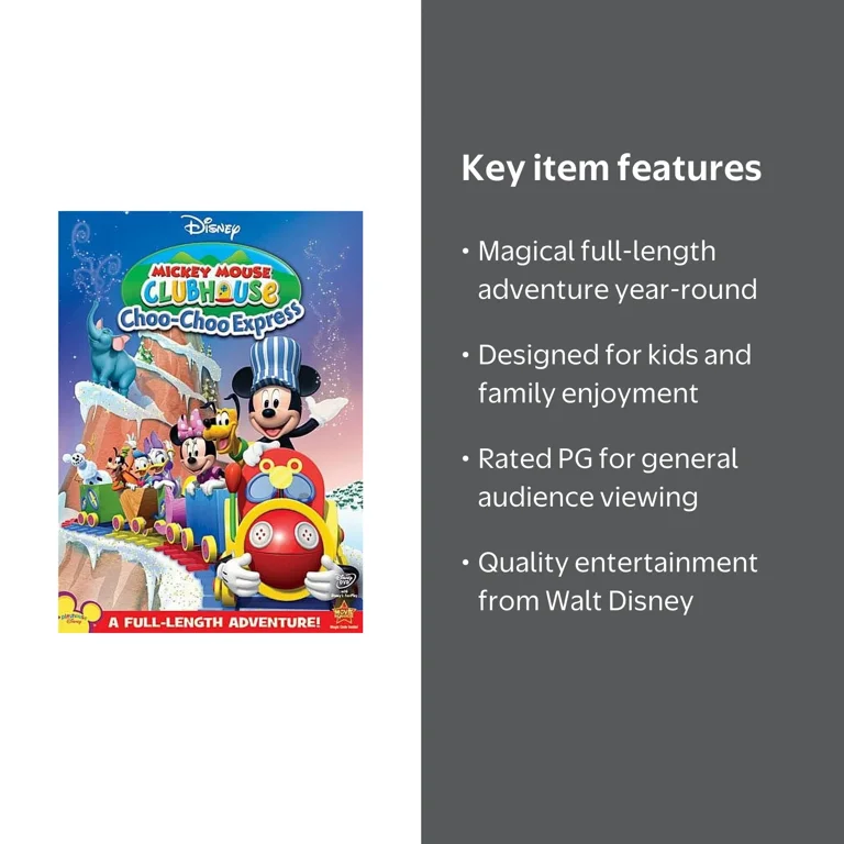 Walt Disney Video: Mickey's Choo Choo Express Movie, Clubhouse
