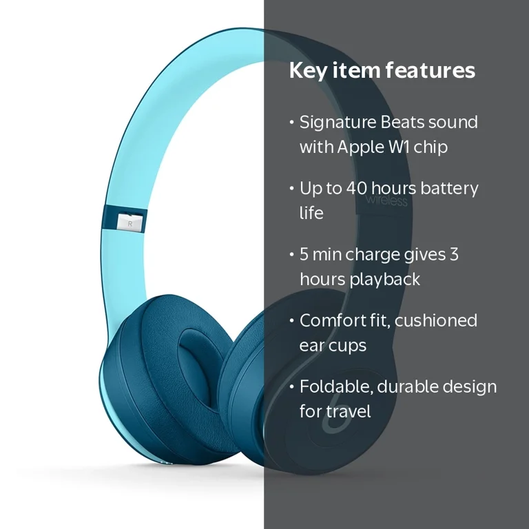 Beats Solo3 Wireless On-Ear Headphones - Beats Pop Collection