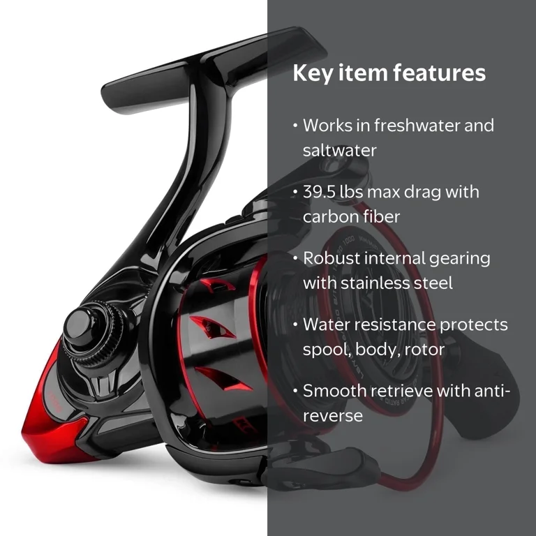 KastKing Sharky III 4000 スピニングリール KastKing, Spinning Fishing Reel, Sharky III 4000, Black - Walmart.com