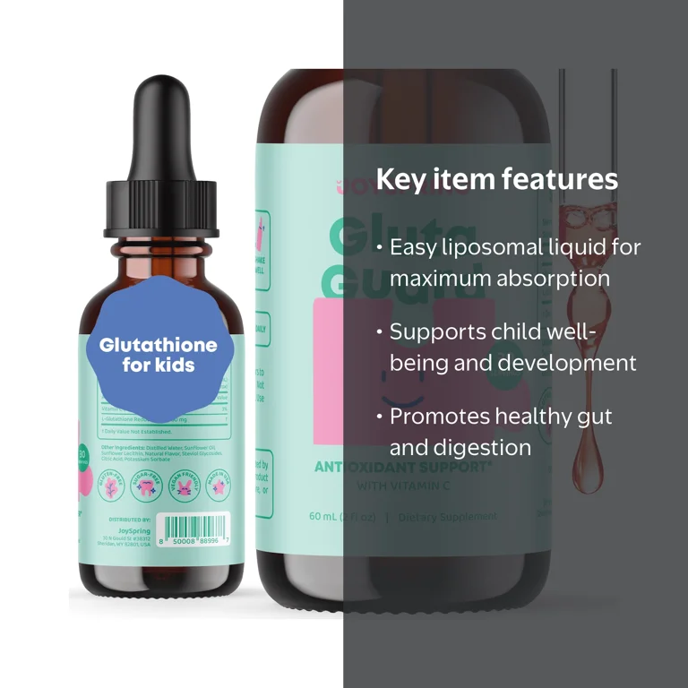 glutathione+for+kids JoySpring Glutathione Liquid with Vitamin C for Kids Juneno Liposomal Glutathione Gummies for