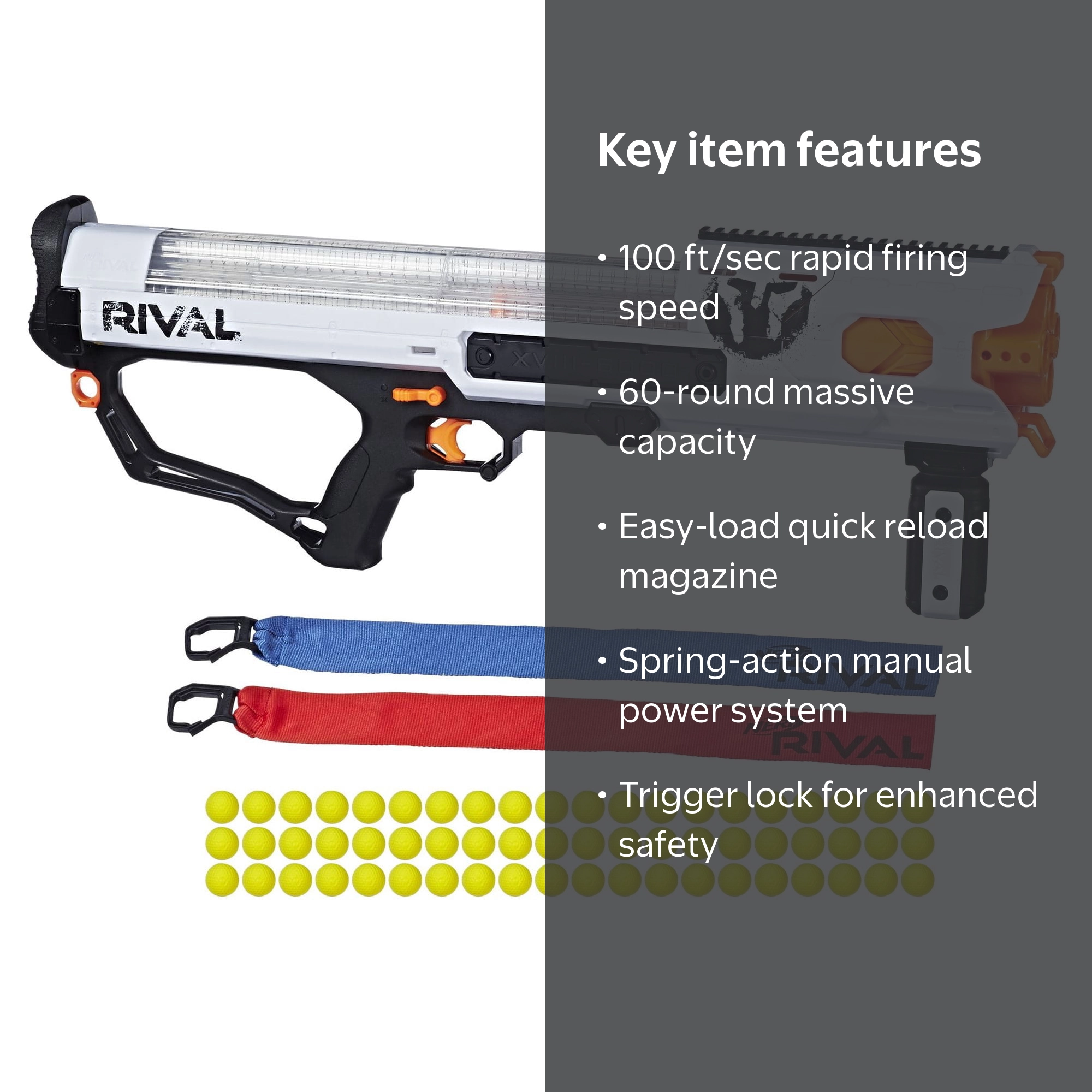 Nerf Rival Phantom Corps Hades XVIII-6000 High-Capacity Toy Gun