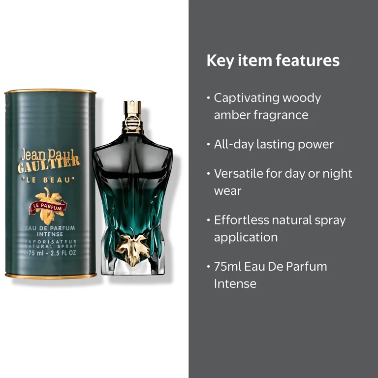Jean Paul Gaultier, Eau De Parfum Intense Spray, 2.5 oz, Men's